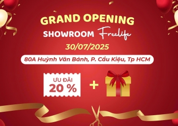 GRAND OPENING - SHOWROOM FREELIFE - 30/07 