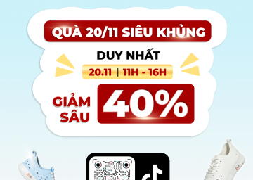 GIÀY ĐẸP GIẢM 40% - QUÀ 20/11 SIÊU KHỦNG